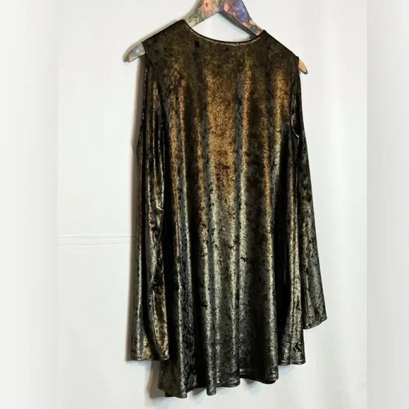 Show Me Your Mumu | Teddy Johnny Dress Velvet Cold Shoulder - Picture 5 of 8
